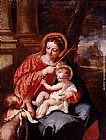 Giovanni Antonio Guardi Madonna And Child With Saint John The Baptist painting